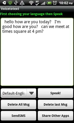 Voicetotext android App screenshot 3