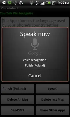 Voicetotext android App screenshot 5