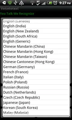 Voicetotext android App screenshot 6