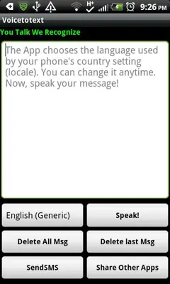 Voicetotext android App screenshot 7